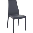 thumbnail image 1 of Miranda Chaise de Salle à Manger Gris Foncé - Lot de 2, 1 of 1
