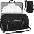 thumbnail image 1 of Portatrajes de Viaje, Porta Trajes para Hombre Convertible, Plegable, Impermeable y Anti-Arrugas, Colgantes Bolsa de Viaje de Negocios de Gran Capacidad con Correa, Viajes de Negocios (Nergo), 1 of 4