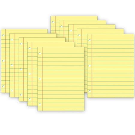 UPC: 0703185970211 | Ashley Productions Smart Poly Space Savers 13  x 9.5  Yellow Notebook Paper PosterMat Pals Pack of