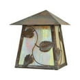 thumbnail image 2 of Meyda Tiffany 111454 6.5 Inch W Stillwater Vine Leaf Wall Sconce   Vintage Copper Finish with Beige Fabric Glass, 2 of 4