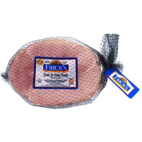 Frick's Quality Meats Ham Steak 2pk Bone-In, 1.8-3 lbs. by