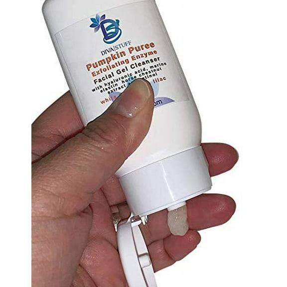 Pumpkin Puree Exfoliating Enzyme Facial Gel Cleanser for Oily Skin, By Diva Stuff, 2 oz