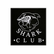 Shark Club Animal Ocean Sea Embroidered Patch Iron-On Applique, Cosplay Vest Clothing Badge Back Packs Uniform DIY