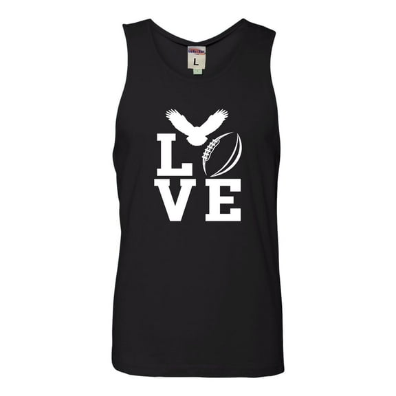 Adult Love Football Philadelphia Sleeveless Tank Top Cotton T-Shirt