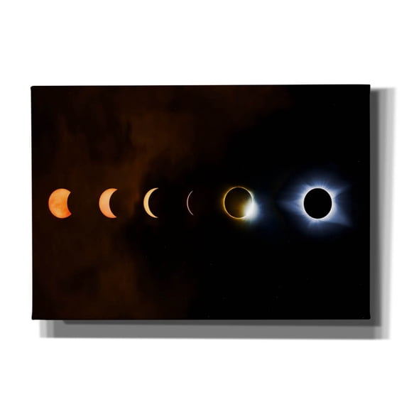 Epic Graffiti 'Great American Eclipse' by Jonathan Ross, Canvas Wall Art, 26"x18"