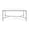 Silver, variant on SAFAVIEH Couture Jessa Contemporary Metal Coffee Table, Silver