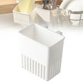 thumbnail image 2 of Cutlery Drying Rack Utensil Drainer for Kitchen Sink, Silverware Holder And Spoon Fork Storage Basket, Wall Mount Dish Organizer White6, 2 of 9