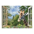 thumbnail image 5 of JRXY Giraffe Garden Window Wooden Puzzle Challenging Difficult Wood Puzzles for Adults 500 PCS, 5 of 6