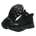 thumbnail image 2 of NOKIO Men'S Snow Venture Anti-Skid Boots Men'S Snow Boots Men'S High Top Snow Boots Fashion Casual Trainers Breathable Flat Casual Shoes Winter Padded Warm Men'S Boots Men'S Leisure Snow Ground Shoes, 2 of 5