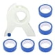 thumbnail image 2 of Enmascarar Cinta adhesiva y aplicador, Diseño de 3 Rodillos Resistentes Al Solvente Cinta Pintora Azul para Ventana, 2 of 7