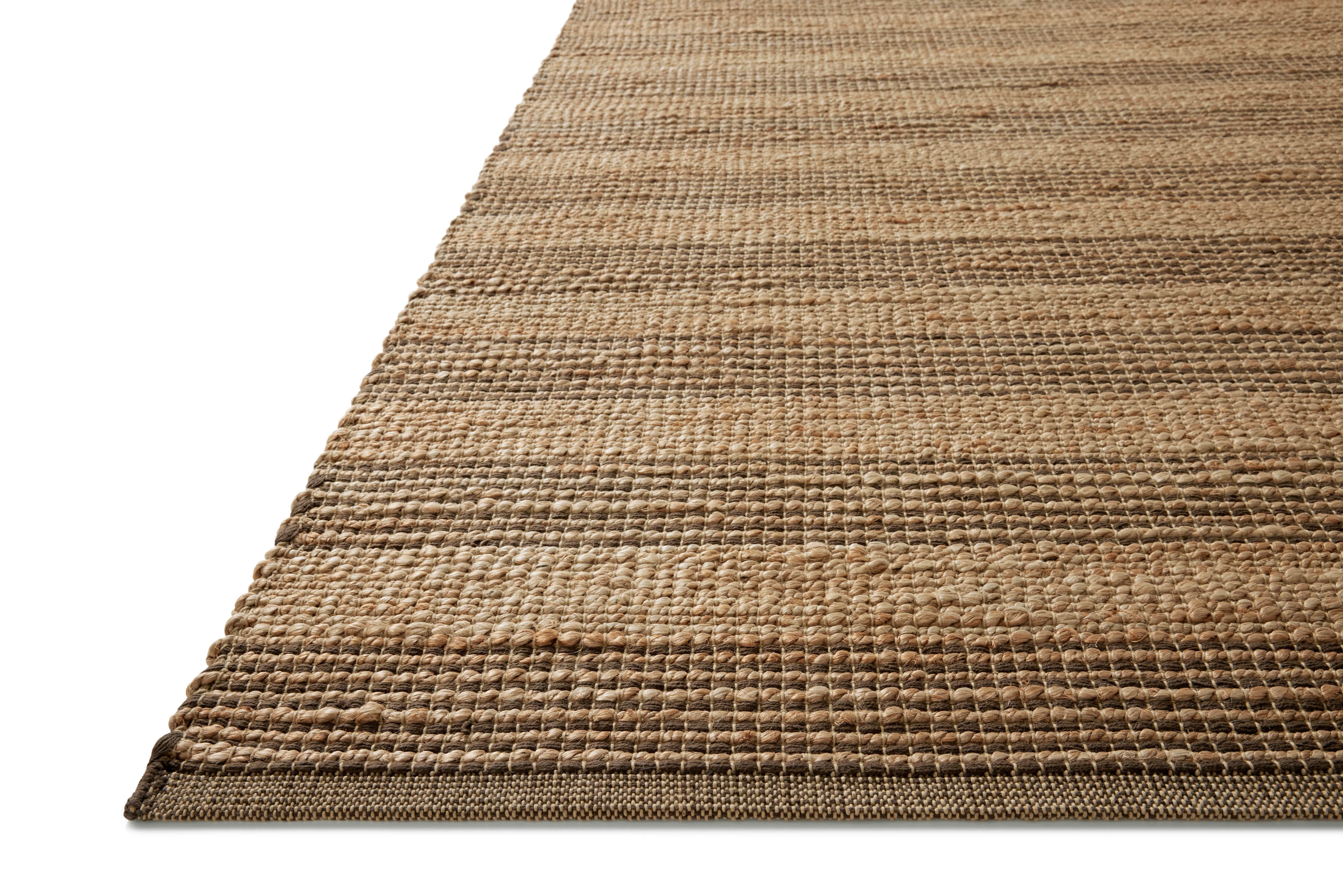 Chris Loves Julia x Loloi Judy Natural / Chocolate 2'-6" x 7'-6" Runner Rug