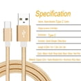 thumbnail image 3 of 25cm 1m 1.5m 2m 3m usb tipo c cable de cargador de cable de datos usb cable de carga rápida para uno plus 8 7t pro samsung galaxy s20 plus ultra cabel, 3 of 4
