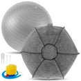 thumbnail image 1 of Wekvgz PVC Plastic Dogs Herding Ball With Portable Handle Inflatable Pet Herding Ball Easy To Clean Australian Shepherd Herding Ball With Zipper Closure Cover for Agility Training, 1 of 11