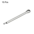 thumbnail image 3 of Uxcell Split Cotter Pin, 2x20mm 316 Stainless Steel Clip Fastener Fitting, Silver 15Pack, 3 of 5