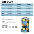 thumbnail image 6 of Daiia Sunflowers Printed Men's Tank Tops,Casual Soft Sleeveless Gym Muscle Shirts Bodybuilding Tee-Large, 6 of 8