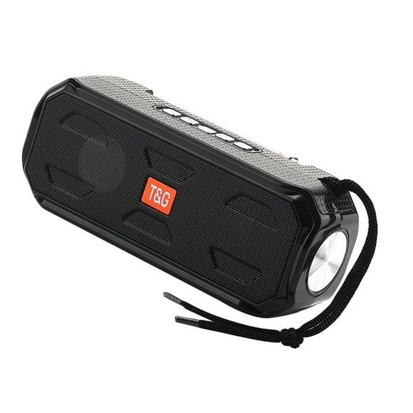 Matsuzay Altavoz V5.0 para acampar al aire libre, barra de sonido, altavoz inalámbrico portátil con linterna Cables de audio/vídeo