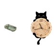 thumbnail image 1 of Elegante bandeja multifuncional para desayuno y almacenamiento de cosméticos con reloj de pared decorativo. Adorno ligero para oficina, dormitorio y h, 1 of 8