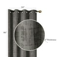 thumbnail image 2 of Embossed Rubber Panel & Grommets Dark Grey - Set of 2, 2 of 2