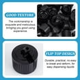 thumbnail image 3 of 36pcs 28/410 Flip Top Dispensing Cap Black Replacement Bottles Caps Reusable Plastic Bottle Cap Flip Top Caps for Shampoo Moisturizer Squeeze Bottles Dispensing Caps - Inner Diameter 28mm, 3 of 9