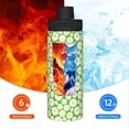 thumbnail image 5 of Fotbe Daisies Flowers Pattern 18 Oz Sports Insulated Kettle Vacuum Cup Stainless Steel Travel Mug Cup Thermal Flask,Insulated Kettle for Cycling Gym Basketball Outdoor, 5 of 7