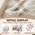 thumbnail image 5 of Womens Fuzzy Socks Soft Cozy Fluffy Slipper Socks Winter Warm Plush Sleeping Christmas Socks 5 Pairs, 5 of 6