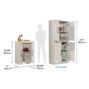 Homeplus Base Cabinet in a Glacier White finish