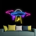 thumbnail image 4 of Handmadetneonsign UFO Universal Neon Sign, Space Wall Art Decor, Space Neon Sign, Home Bedroom Wall Decor, 4 of 5