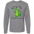 thumbnail image 3 of Inktastic There's No Party Like Mardi Gras-alligator Long Sleeve T-Shirt, 3 of 5