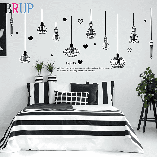 Vinil Decorativo De Interiores Autoadherible Lamparas Hogar H&Jess Vinil Decorativo