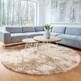 thumbnail image 3 of Shag Area Rugs for Living Room 7'(Round), Soft and Fluffy Shaggy Carpet for Pets, Machine Washable Floor Rugs for Living room, 3 of 9