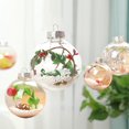 thumbnail image 1 of 2Pcs Christmas Tree Ball Hollow Transparent Glitter Star Rattan Red Fruits Scene Layout Plastic  Party Decor  Ball Pendant Party Supplies Style F 6 cm, 1 of 13