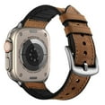 thumbnail image 5 of Apple Watch Ultra Leather Band - Light Brown 49mm Compatible with Apple Watch Ultra, 5 of 6