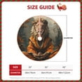 thumbnail image 2 of Fotbe Jungle Meditating Lion Pattern Christmas Tree Skirt, Tree Skirts Plush Christmas Decorations, Christmas Tree Skirts Xmas Decorations Holiday Party Decor-36", 2 of 6