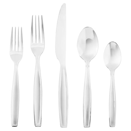 Mainstays Fairport 20-Piece Stainless Steel Flatware Set, Service for 4