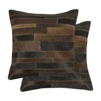 18" x 18" x 5" Chocolate  Pillow 2 Pack