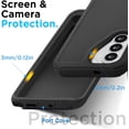 thumbnail image 6 of For Samsung Galaxy S26 Case, 3-in-1 Rugged Shockproof Protective Cover with Hard Shell and Soft Rubber Bumper, Drop Protection Armor, Black, 6 of 6