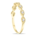 thumbnail image 3 of SZUL Women's 1/10 Carat TW Diamond Wedding Band in 10K Yellow Gold (J-K-L Color, I2-I3 Clarity), 3 of 5