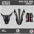 thumbnail image 4 of Kalair GFX Graphics Kit for Ycf 50A (2022-2023) Speed Series, 4 of 5