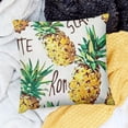 thumbnail image 2 of SHANXI Summer White Fruits Green Fruit Pillow Covers Pillowcases Home Decor Bed Couch Sofa Office Living Room Cushion 24x24in, 2 of 5