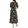thumbnail image 2 of Saltwater Luxe womens  Wrap Midi Dress, XS, Black, 2 of 3