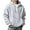Grey, variant on Hooded Sweatshirt with Pocket and Built-in Mask, Pullover for Men, Casual Athletic Drawstring Hooded Top