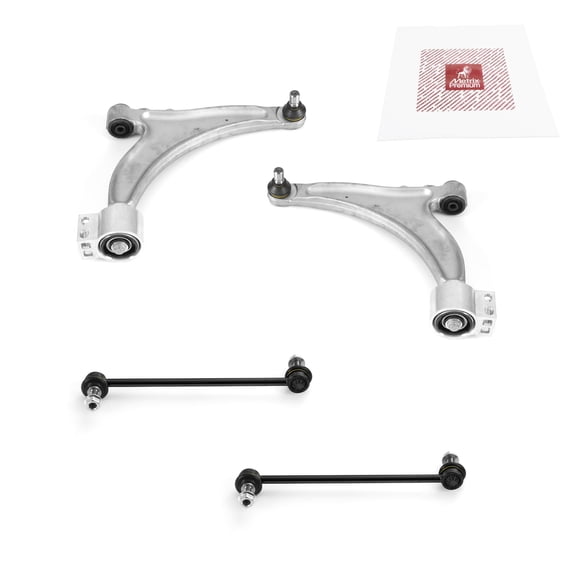 Metrix Premium Chassis Parts - 4 PC Front Lower Control Arm & Front Sway Bar Stabilizer End Link Kit Fits 12-16 Buick LaCrosse, 13-15 Chevrolet Malibu, RK641500, RK641501, K750660