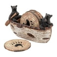 thumbnail image 4 of Juego de posavasos de madera con soporte, figura de oso, accesorios para fotografías, posavasos, posavasos para tazas, para sala de estar, vasos para, 4 of 8