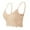 Beige, variant on Mgmyaa Women's Lace Bralette Bras Comfortable Wireless Underwire-Free Support Soft Cup Everyday Bra Delicate Floral Strap Wrap Design