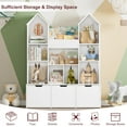 thumbnail image 5 of Hiphuta Kids Toy Storage Organizer with 3 Removable Drawers, Children's Bookcase with Book Rack for Playroom, White, 5 of 6