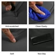 thumbnail image 4 of Funda para asiento de coche Unique Bargains, almohadilla inferior gris de cuero sintético con patrón de polígonos perforados, cojín semi-envuelto 3D universal para coche SUV camión 1 Pc, 4 of 7