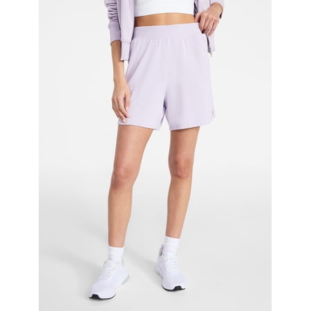 Athletic Works Women's Mineral Wash French Terry Shorts, Sizes XS-4X