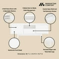 thumbnail image 4 of Ella 59" TV Stand in White made from Engineered Wood, 4 of 11