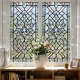 thumbnail image 6 of European Style Colorful Window Stickers,PVC Anti-UV Blackout Window Sticker Waterproof and Dustproof Window Decals for Bedroom Living Room Decorative, 6 of 6