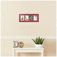 thumbnail image 2 of ArtToFrames Collage Photo Picture Frame with 4 - 3.5x5" Openings, Framed in White with Deep Red and Black Mats (CDM-3966-889), 2 of 8